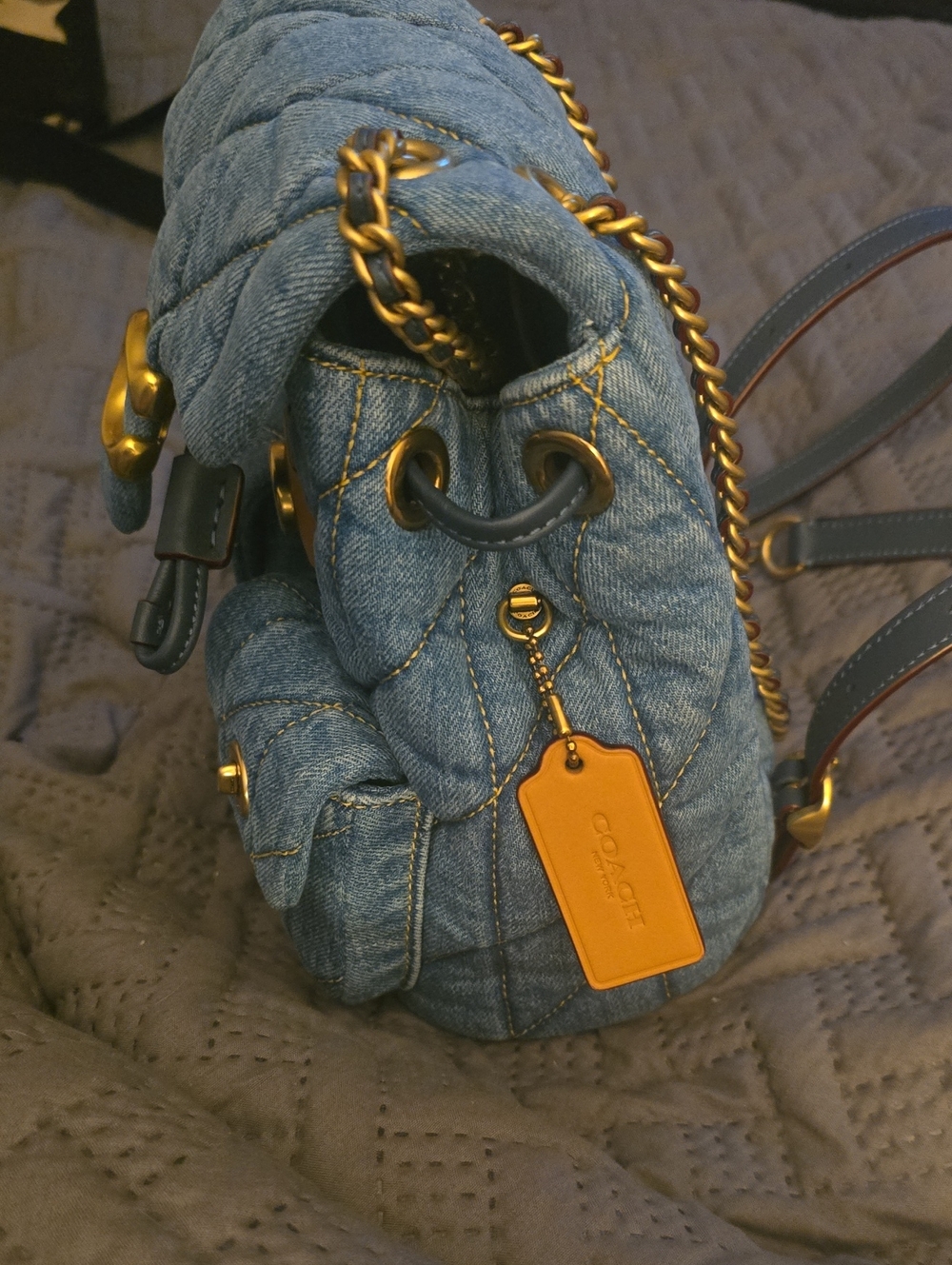 Coach Outlet Tabby Backpack With Quilting - Picture 5 of 5